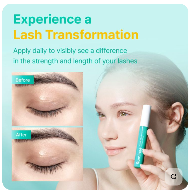 RUMINAE Power and Volume Boosting Eyelash Serum 10ml