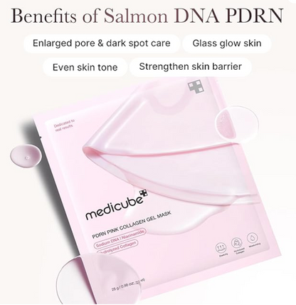 Medicube PDRN Pink Collagen Mask Sheets